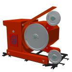 Professional Wire Saw Machine for Quarrying Granite Marble Basalt Cutting 35KW