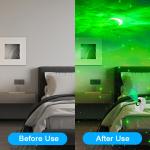 5V 2A Night Light Moon Star Projector Multifunctional With Remote