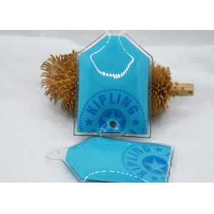 Personalised Car Keyrings TPU Soft Plastic Keychains Transparent