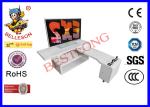 Pure White Two Players DIY Arcade Machine Game Frame Design For TV Cabinet