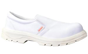China White Color Safety Work Shoes , Anti Slip Dust Free Shoes High Performance factory