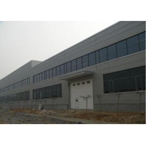 China Large double span heavy crane water-proof steel structure workshop factory
