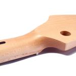 Bass Guitar Neck Maple 21 Frets With White Dot Inlay 34.33 Inch Replacement