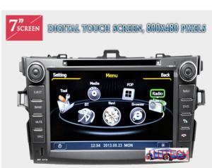 China Car Stereo GPS Sytem GPS SatNav Navi Headunit Multimedia for Toyota Corolla (2007-2013) factory