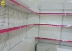 Wall Side Grocery Display Racks With Corner Shelf Cabinets 30kg/ Layer Load