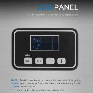 English Operating Language Ice Cube Block Making Machine 350kg Automatic