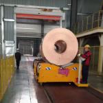 Automatic Running Handing Battery Operated Transfer Trolley Cart 30t Steel Rail