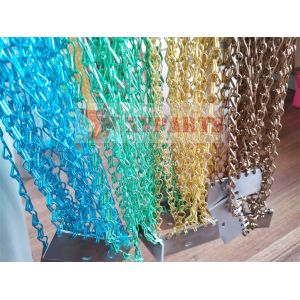 Decorative Fly Screen Anodized Aluminum Chain Curtain