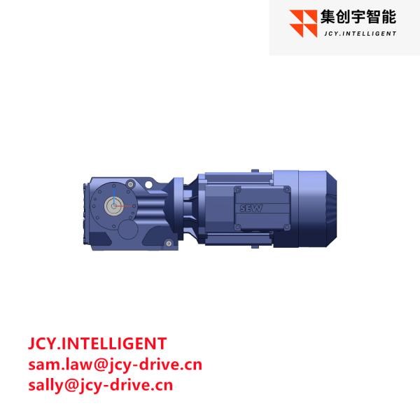Helical Bevel Drive Gear Motor Brake 230v 2.2KW M5A 12.19 35mm Shaft