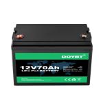 Golf Carts LiFePO4 Lithium Battery Pack 12V 70Ah 840Wh