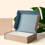 Colorful Foldable Corrugated Cardboard Paper Stickers Boxes for Stickers in