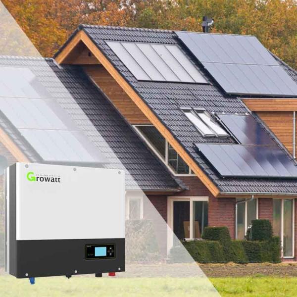 Growatt 100Kw Inverter Price Hybrid Solar Inverter Without Battery 10Kw Hybrid