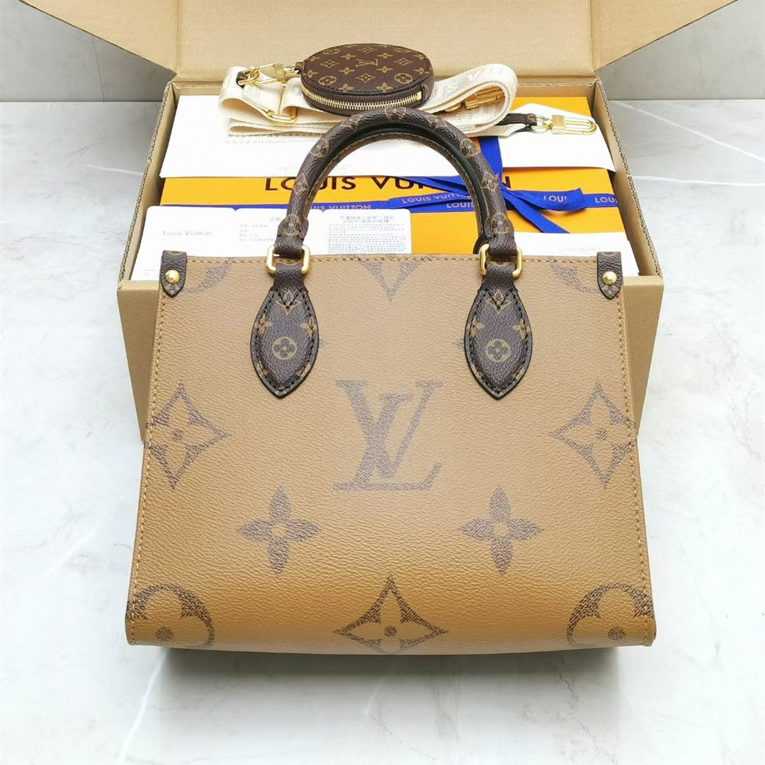 M46373 Onthego Pm Designer Monogram Bag Crossbody Tote