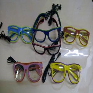 China party necessary el glasses/el wire glasses/glow glasses factory