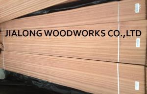 China Sapele Wood Quarter Cut Veneer Sheet Natural Pink For Plywood factory