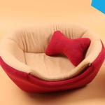 Winter Dog Bed House Foldable Soft Animal Puppy Cave / Sleeping Mat Pad