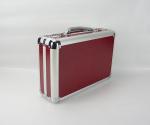 PU Leather Watch Carry Case For 42 Watches With Pillows Portable Aluminum