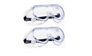 China Transparent Acrylic Dustproof Medical Isolation Goggles 2mm Lens Thickness 220g factory