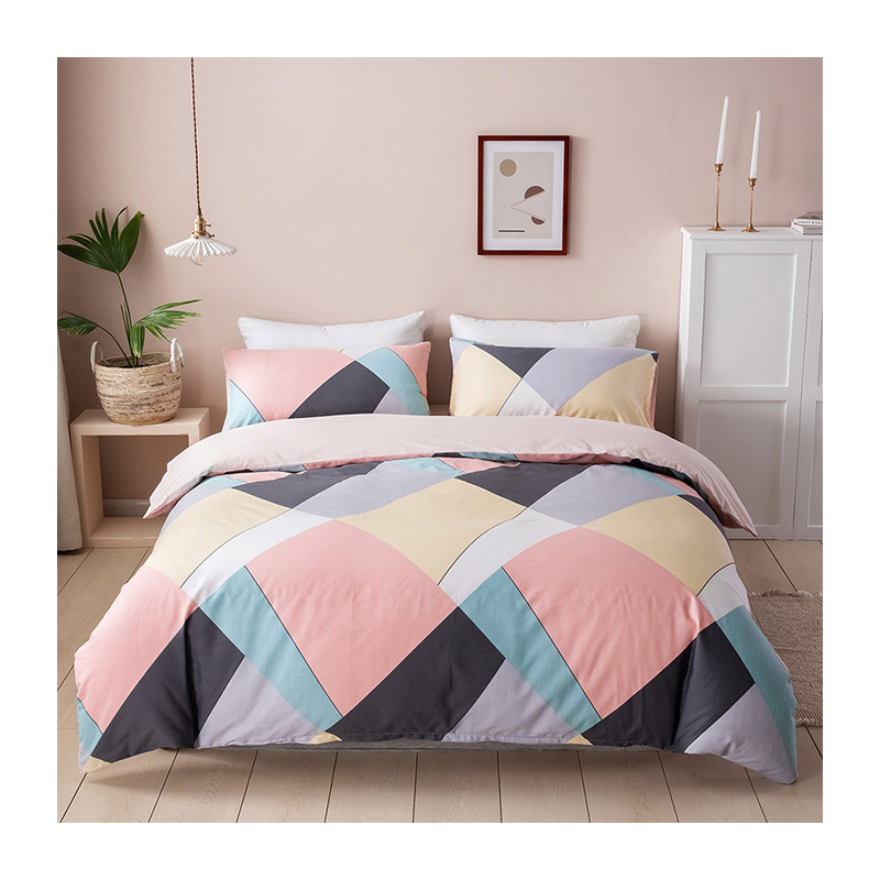 Polyester Printed Quilt Cover Four Piece Set Customized for Your Satisfaction and Comfort