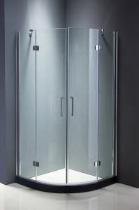 China Round Glass Curved Corner Shower Units 800x800x1900mm factory