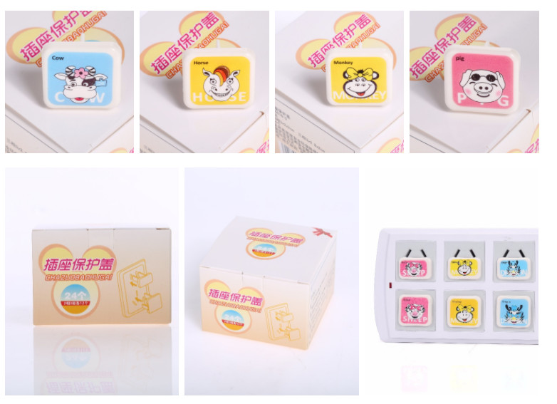 Cartoon Child Safety Outlet Covers / Outlet Plugs Zodiac Socket Cover