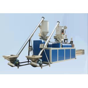 0.4-1.2mm Recycled material PP Strap Making Machine Twin Screw Extrusion