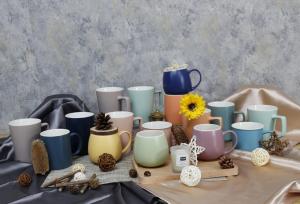 China Colorful coffee mug new bone china for home and office use ceramic mugs for gift set factory