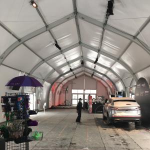 China Architectural TFS Curved Roof Marquee Fire Retardant PVC Marquee Tent factory