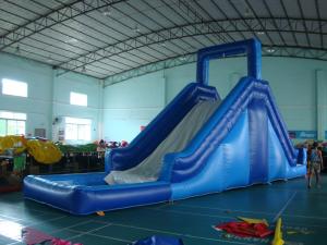 China Funny Inflatable Water Slide , Inflatable Amusement Park For Entermainment factory