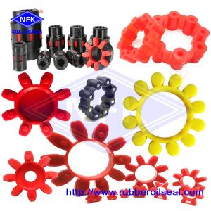 China Pressure Resistant Rubber Star Coupling For Mini Excavator factory