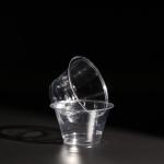 Leak-proof Food Grade Disposable Plastic PET Cups With Dome / Flat Lid For Boba