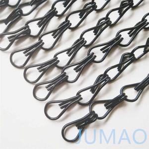 China Decorative Black Metal Chain Link Curtains fly Screen Outdoor factory