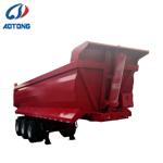 3 Axle Hydraulic Cylinder Tipper Dump Semi-Trailer 9000*2500*1600 mm Customerize