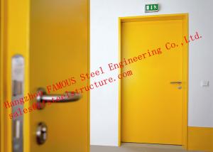 China European Standards Steel Fire Resistant Single Door For Household or Office Use factory
