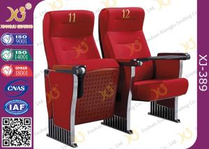 China Anti Stained PU Molded Foam Auditorium Furniture Foldable Audience Seating Chairs factory