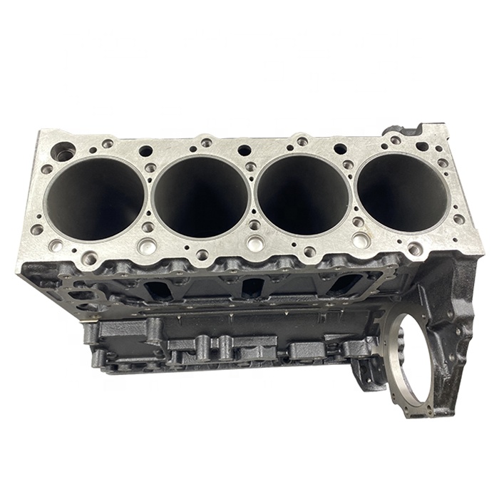 Excavator Engine ISUZU 4JB1 4JJ1 4JF1 Cylinder Block Spare Parts 4HK1 6HK1 with 126KG Weight