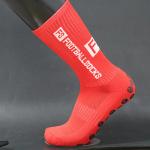 NO SHOW Anti-Slip Soccer Socks Custom Grips Crew Socks for Adult Training and