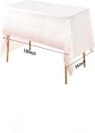 Pantone PEVA Recyclable Table Cloth Waterproof Oilproof Table Covers