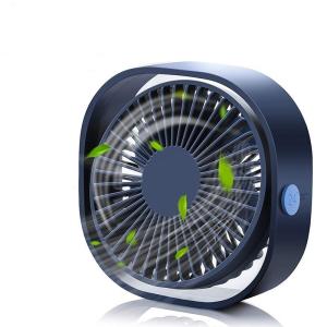 China DC5V/1A 4.2W Battery Type Rechargeable Desktop Air Cooling Fans with 3X Speed Mode factory