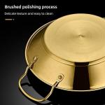 Amazon Hot Selling Cooking Kitchen Cookware Induction Frying Pan Stainless Steel
