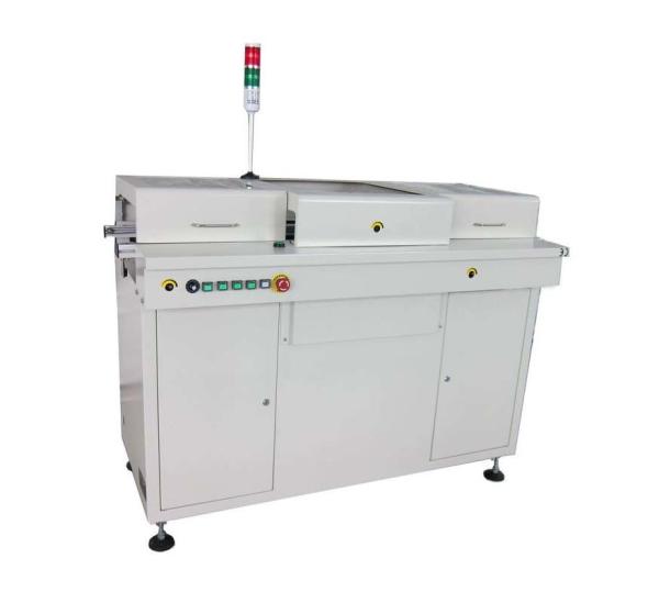 China ESD Flat Belt PCB Conveyor AOI Rework Conveyor Controlled By Omron PLC factory