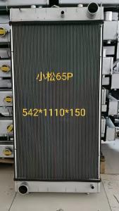 China D65EX - 15EO Copper Bulldozer Radiator Four Rows Tubes 40KG factory