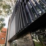 55x300 Fireproof Aluminum Sun Louver 2.5mm With Aerofoil Louver Blades