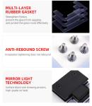 Stainless Steel Shower Door Hinges Suitable for 800-1200MM Door Width 5-6MM