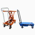 1010mmx520mm Manual Scissor Lift Trolley 750kg Max Height 1000mm Single Scissor