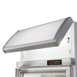 500L Glass Door Supermarket Upright Display Freezer