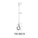 Hook Rigging Rope Lifting Slings 304 Stainless Steel Wire Rope With Loop YW86518