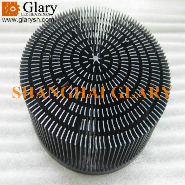 China GLR-PF-210066 8.27" round forging aluminum heatsink, led cooler factory