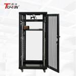 Indoor 22U Computer Rack Cabinet , Floor Standing Network Rack Radiation