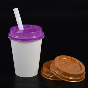 China Custom Cup Lid Plastic Sealing Machine 0.2 MPa 5000 * 1600 * 2100 Mm Dimension  on sale